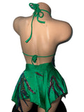GREEN SKIRT SET