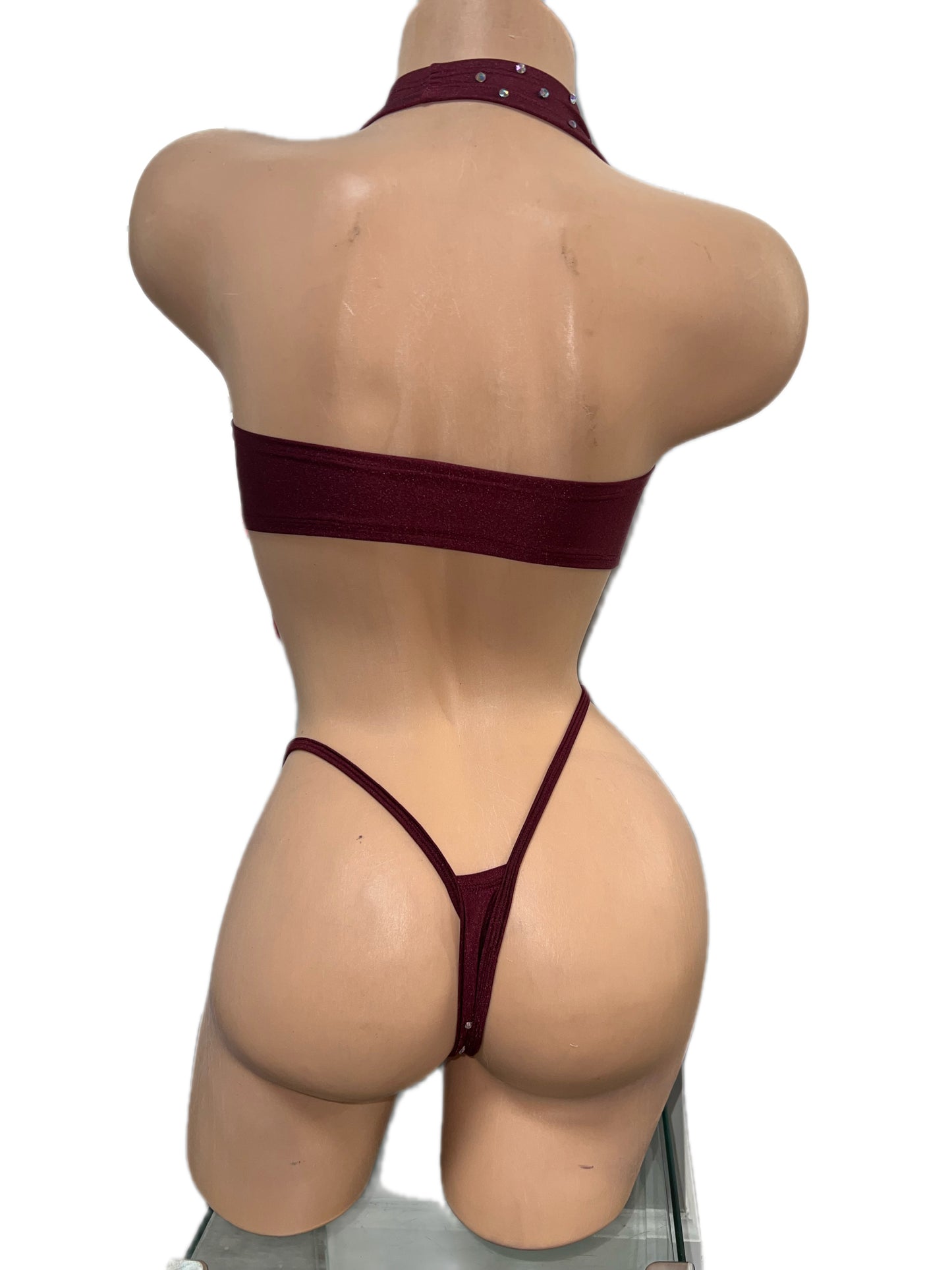 BURGUNDY TWO PIECE