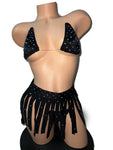 BLACK SKIRT SET