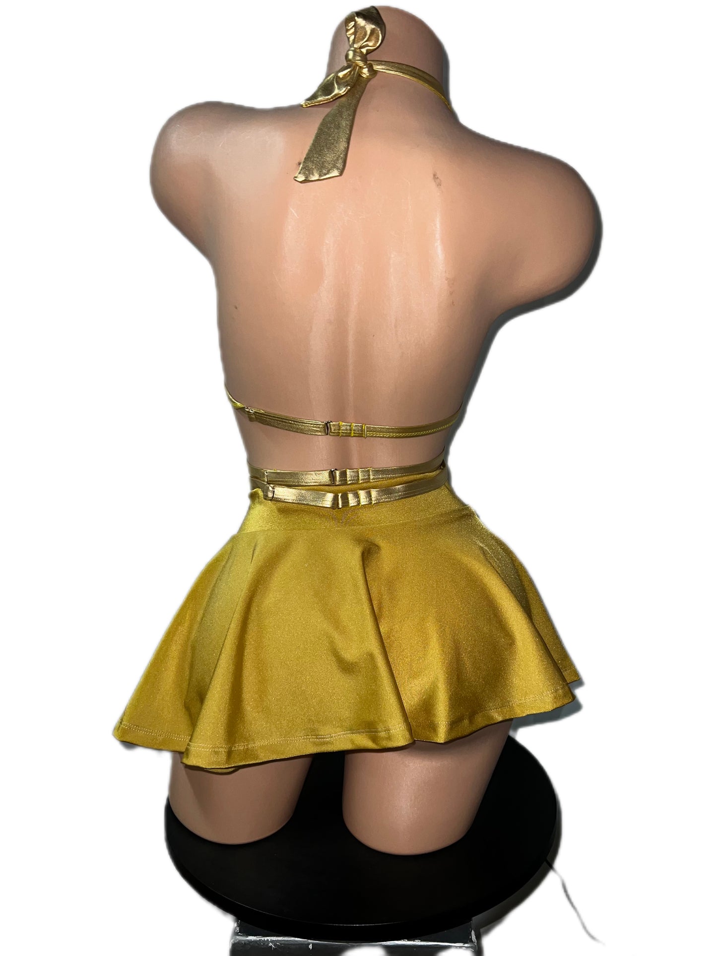 GOLD BRA SET