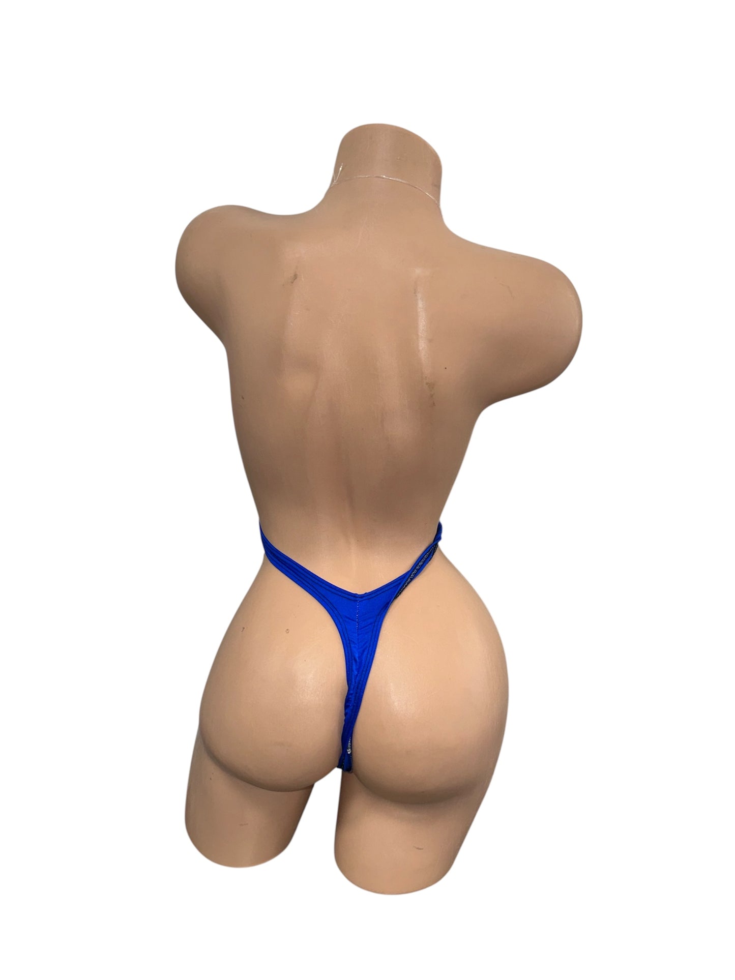 THREE PIECE BLUE NET OUTFIT