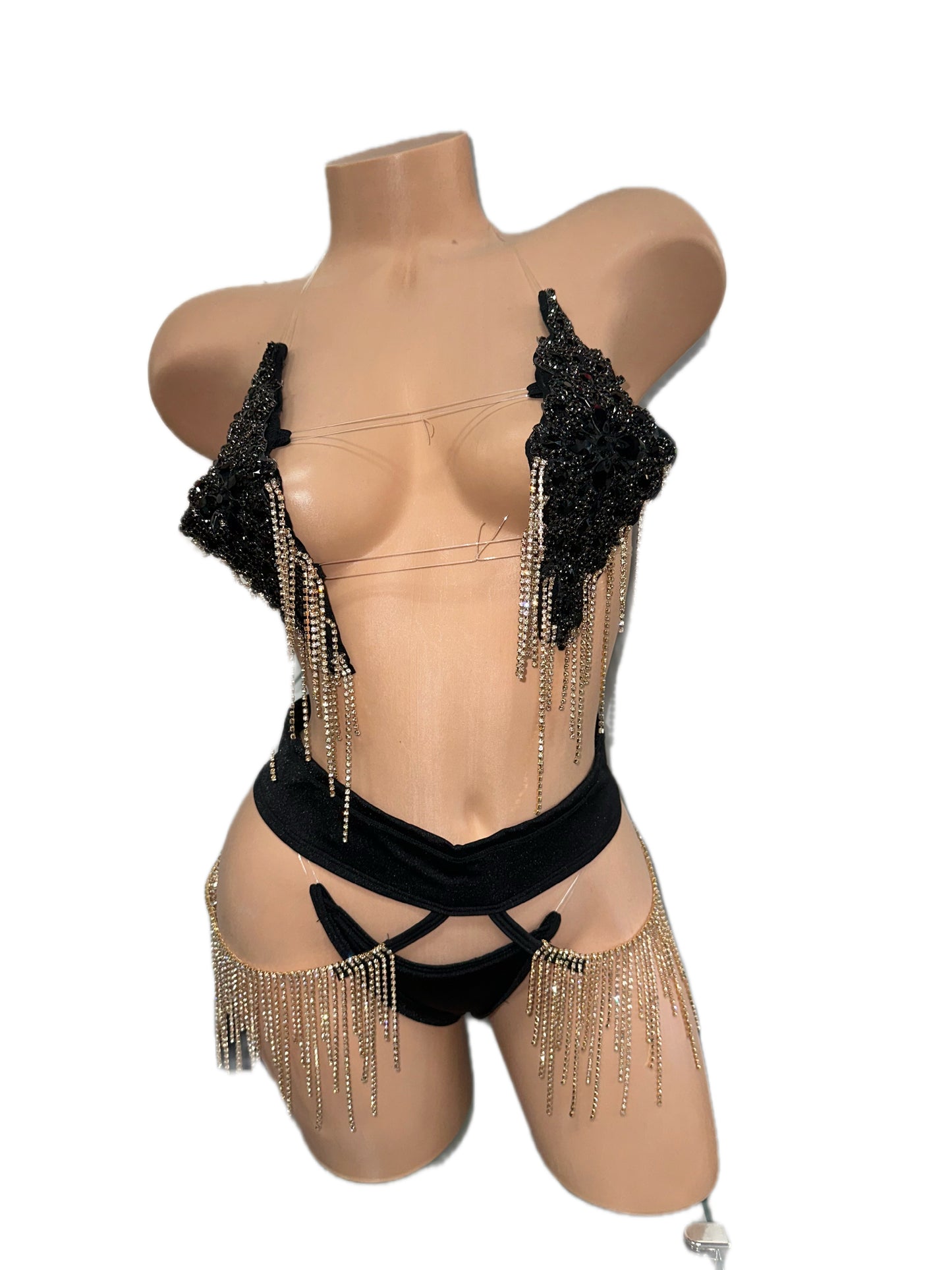THREE PIECE RHINESTONE