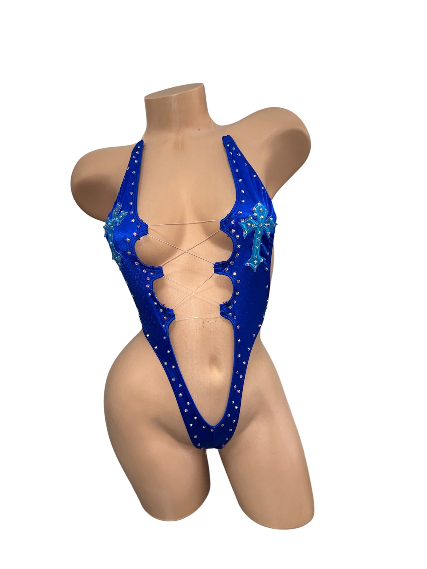 BLUE BODYSUIT