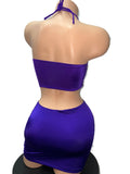 PURPLE SKIRT SET