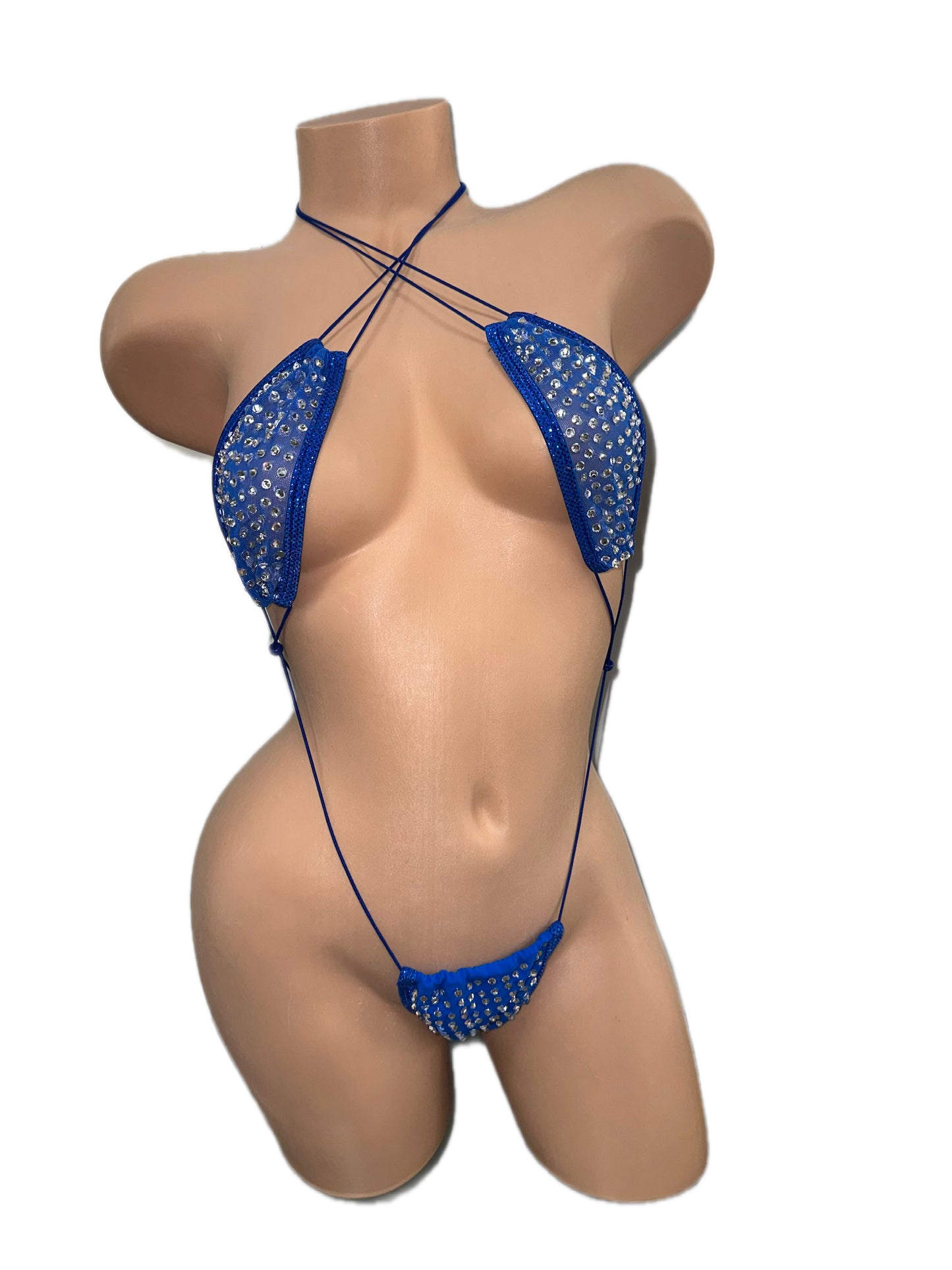 BLUE SLINGSHOT SKIRT