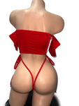 RED ONE PIECE OUTFIT
