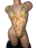 GOLD BODYSUIT