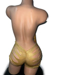 GOLD OUTFIT SHORTS
