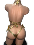 GOLD BRA SET