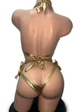 GOLD BRA SET