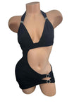 BLACK SHORT DRESS