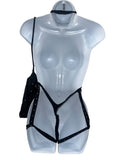 BLACK BODYSUIT W/ MONEYBAG