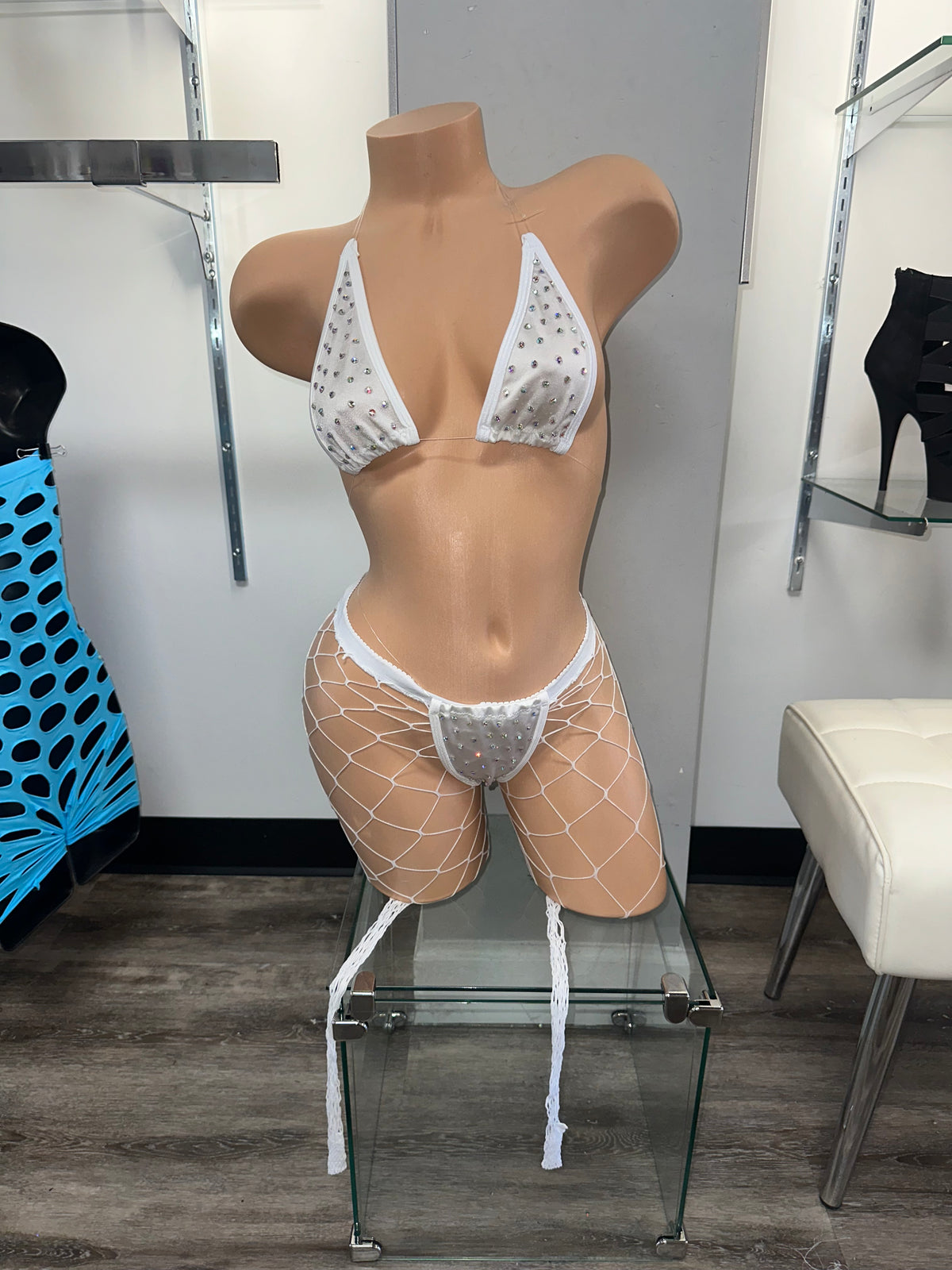 White 3pc Micro-kini Nets