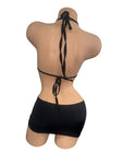 BLACK SKIRT SET