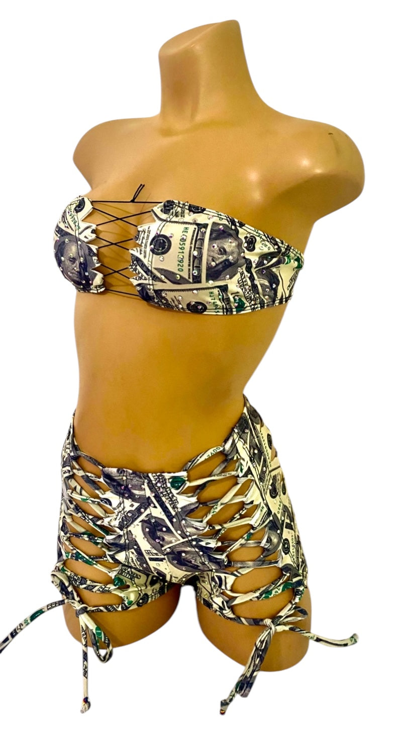 MONEY SHORTS SET