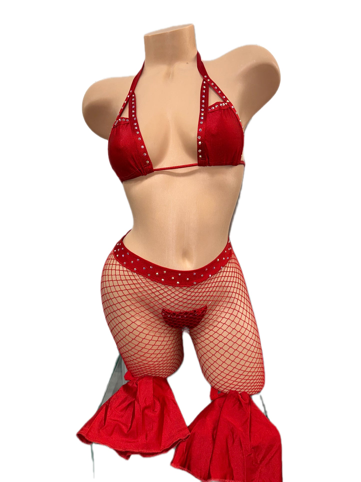 RED THREE PIECE