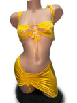 YELLOW SKIRT SET