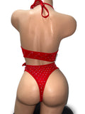 RED TWO PIECE