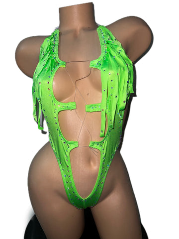 NEON GREEN BODYSUIT