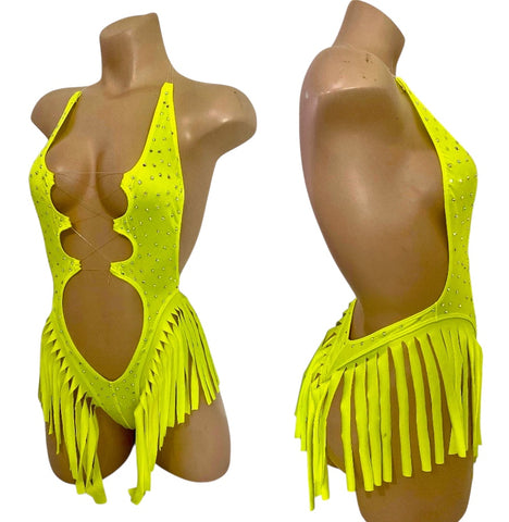YELLOW BODYSUIT