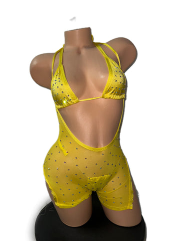 YELLOW TWO PIECE