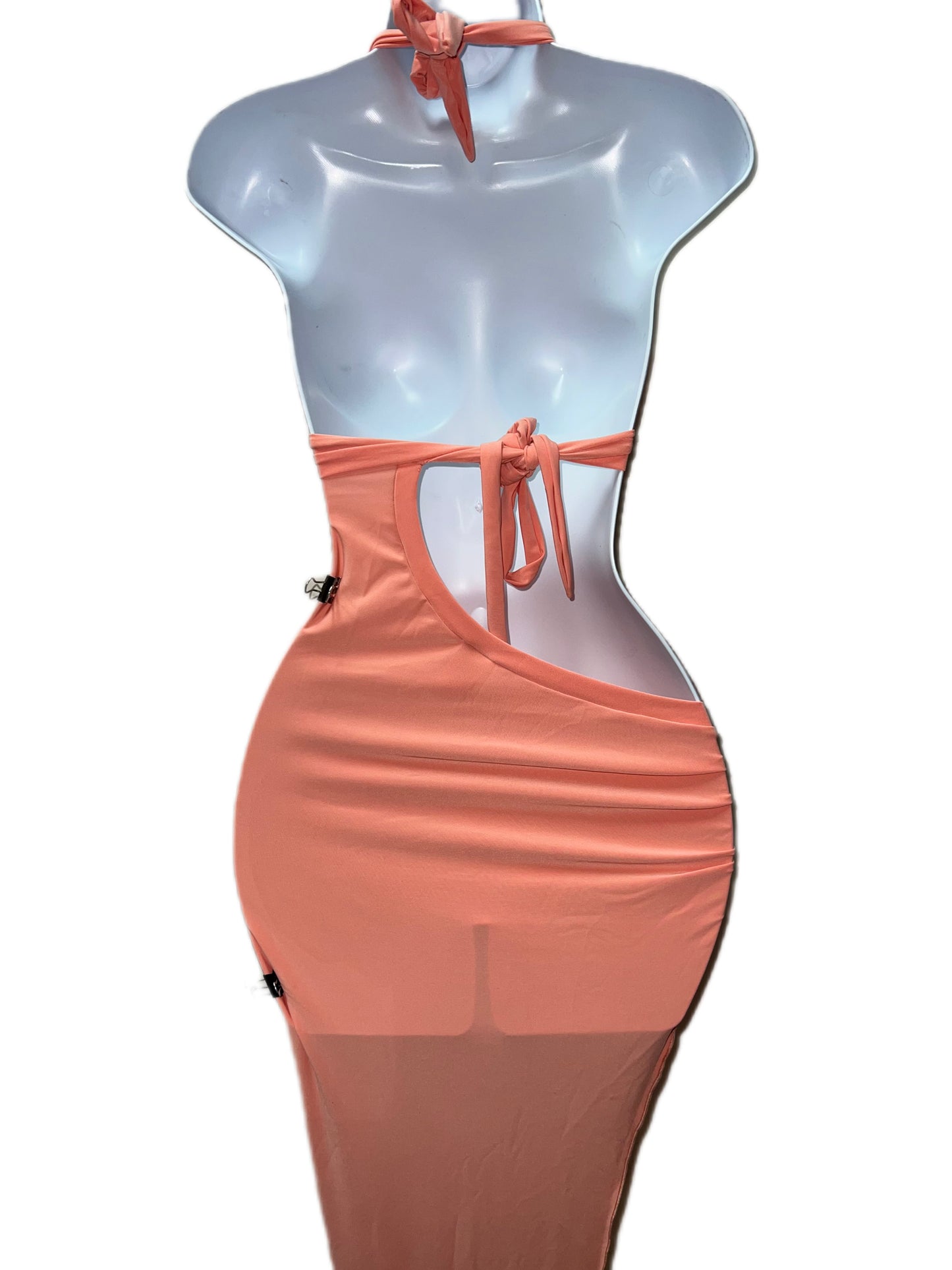 PEACH GOWN