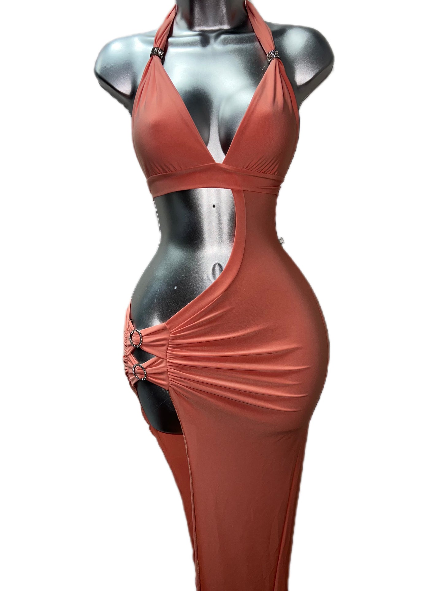 PEACH GOWN
