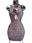 PINK SEQUIN DRESS