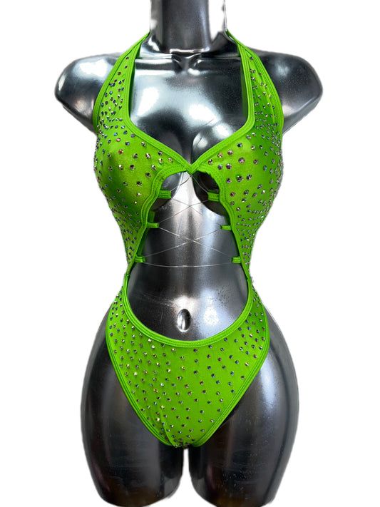 GREEN BODYSUIT