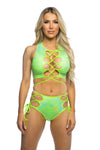 JR190 - Lace-Up Top & Short Set