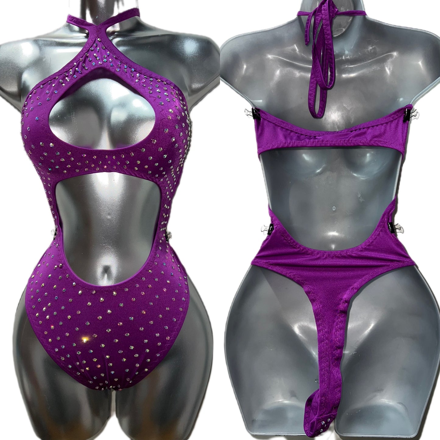 One Piece Rhinestone Ensemble
