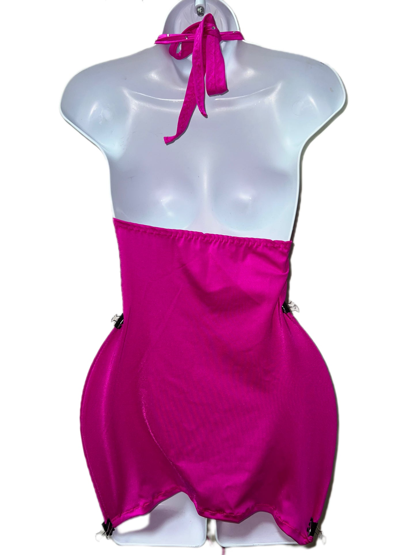 PINK SHORT DRESS