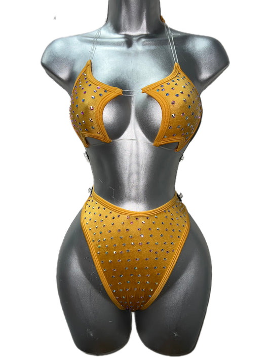 YELLOW STAR TWO PIECE