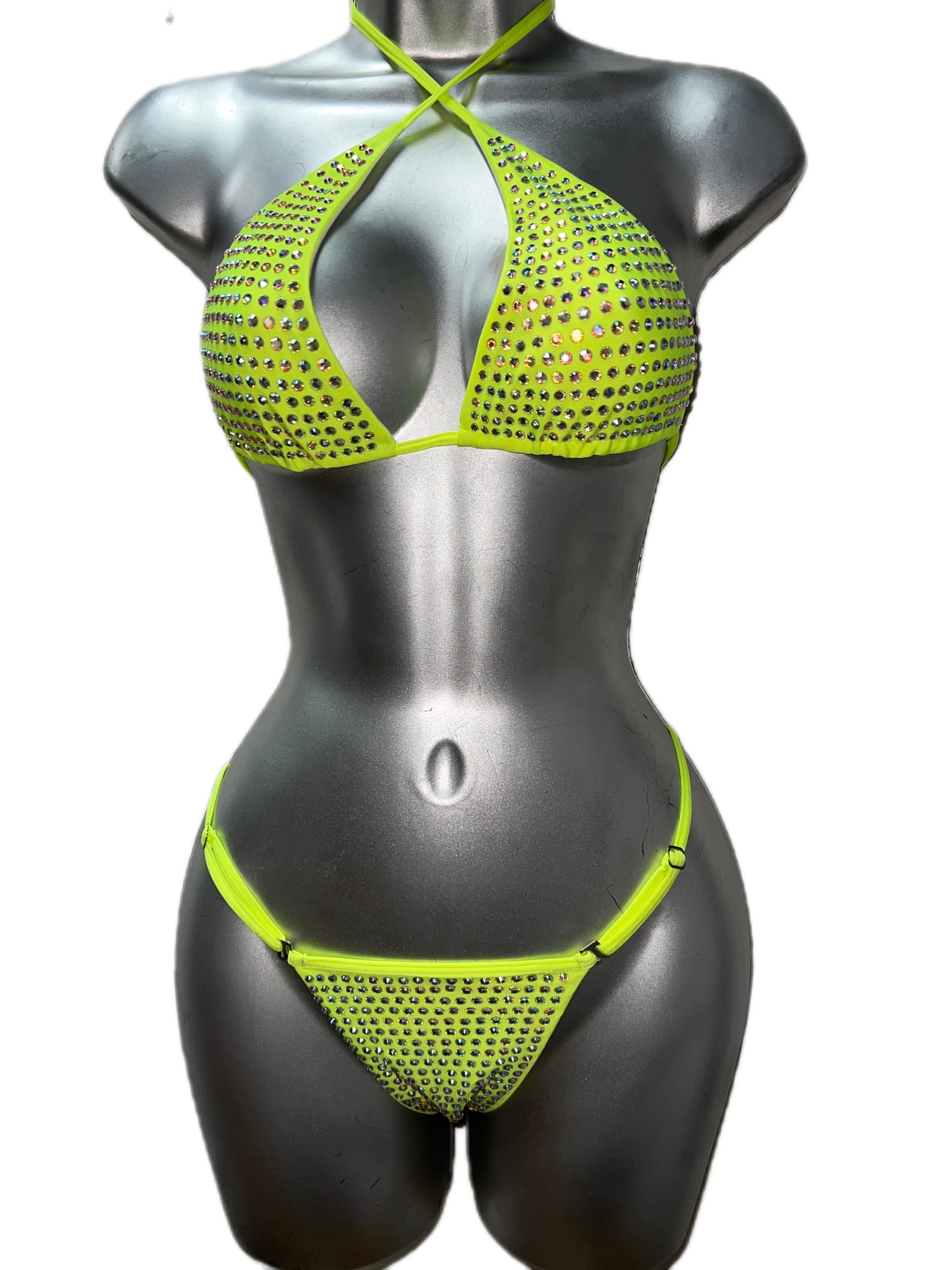 NEON YELLOW TWO PIECE