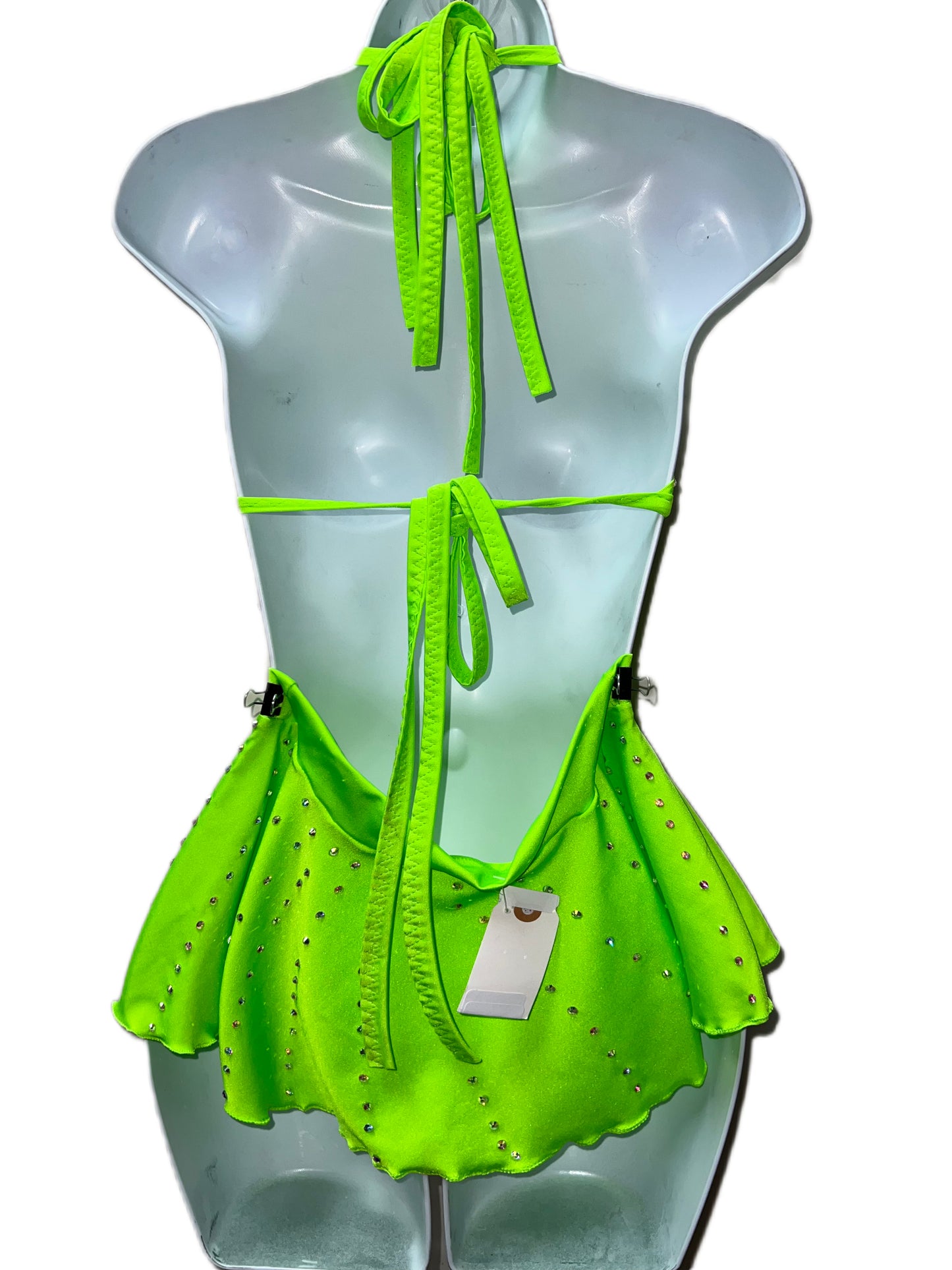 GREEN SKIRT SET