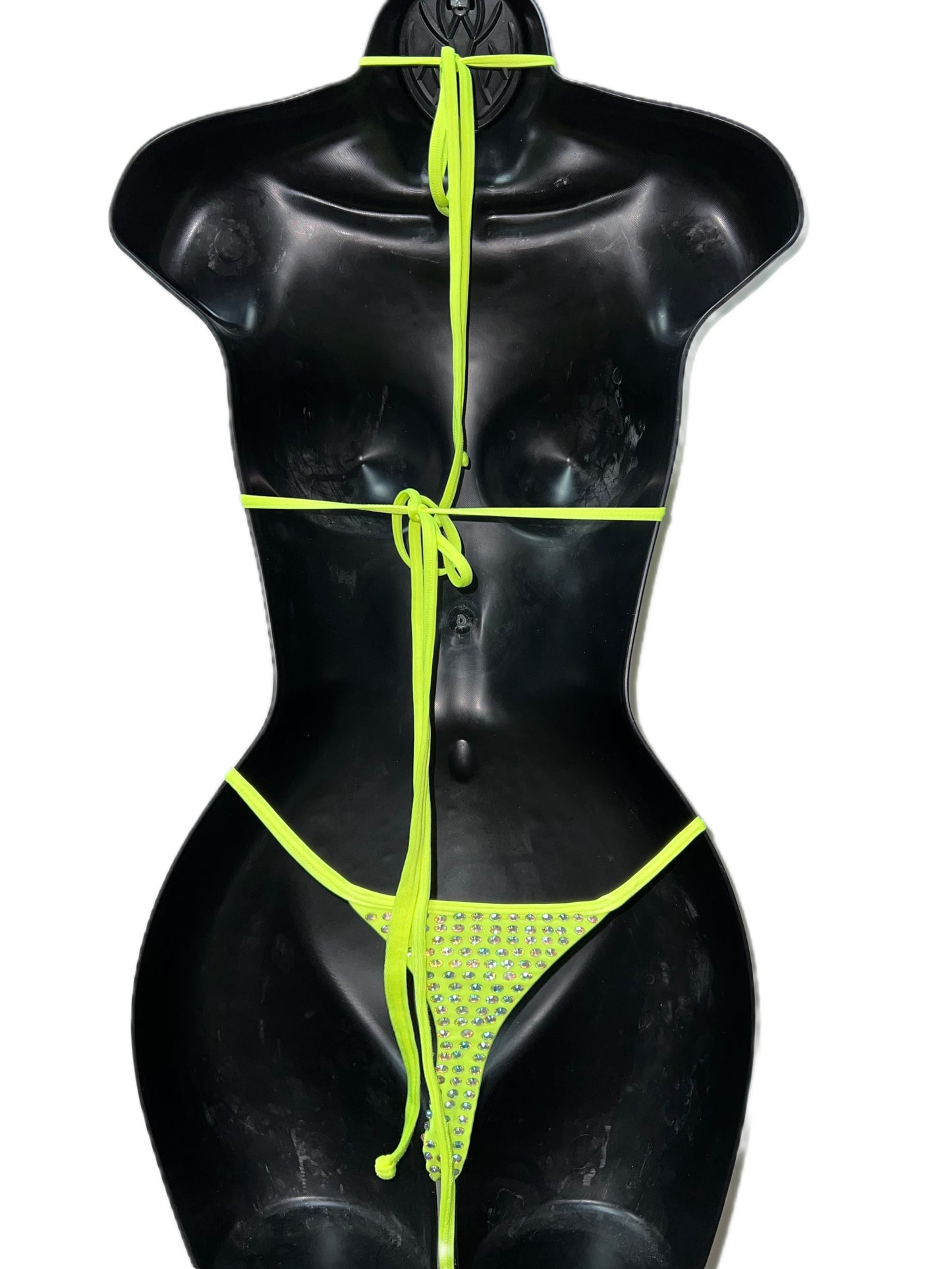 NEON YELLOW TWO PIECE