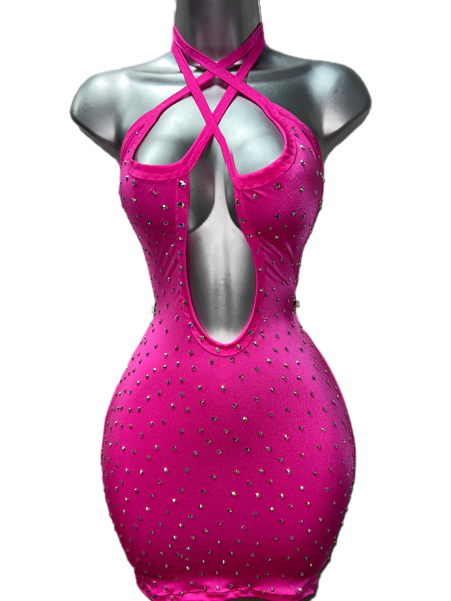 HOT PINK DRESS