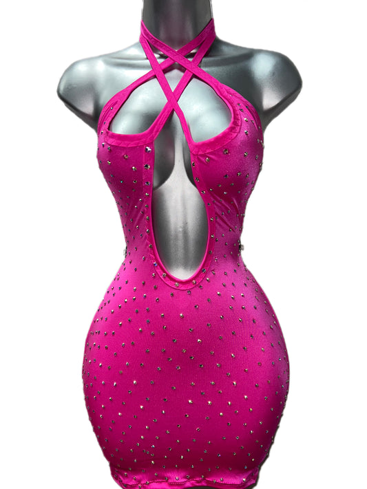 HOT PINK DRESS