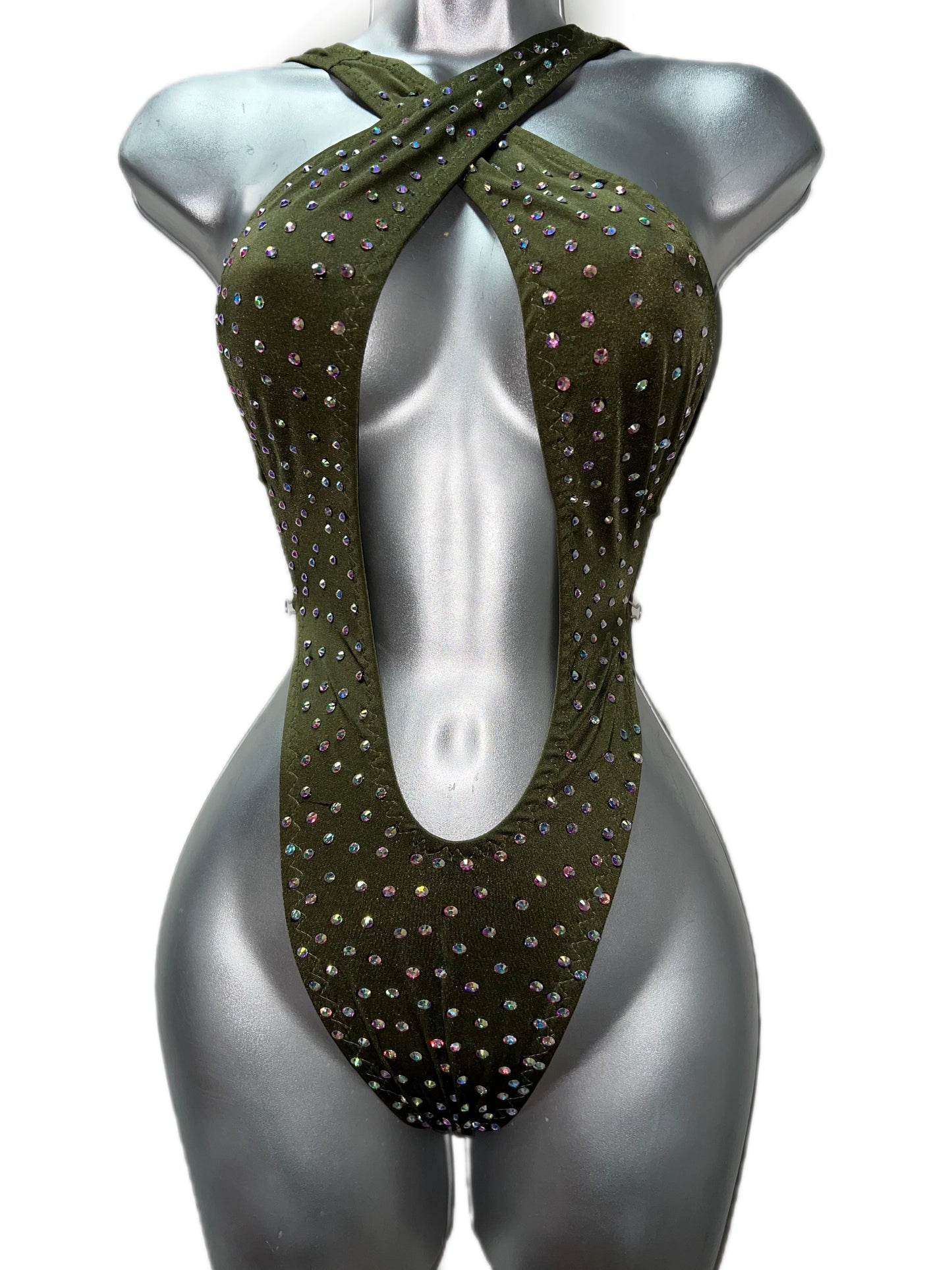 OLIVE GREEN BODYSUIT