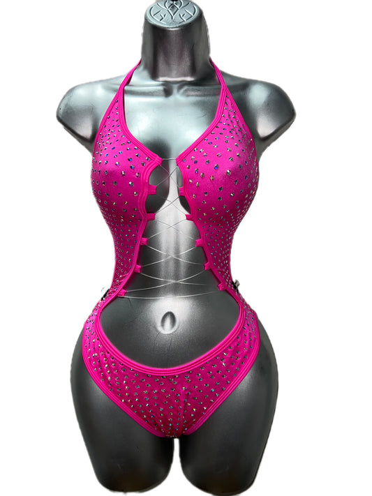 HOT PINK ONE PIECE
