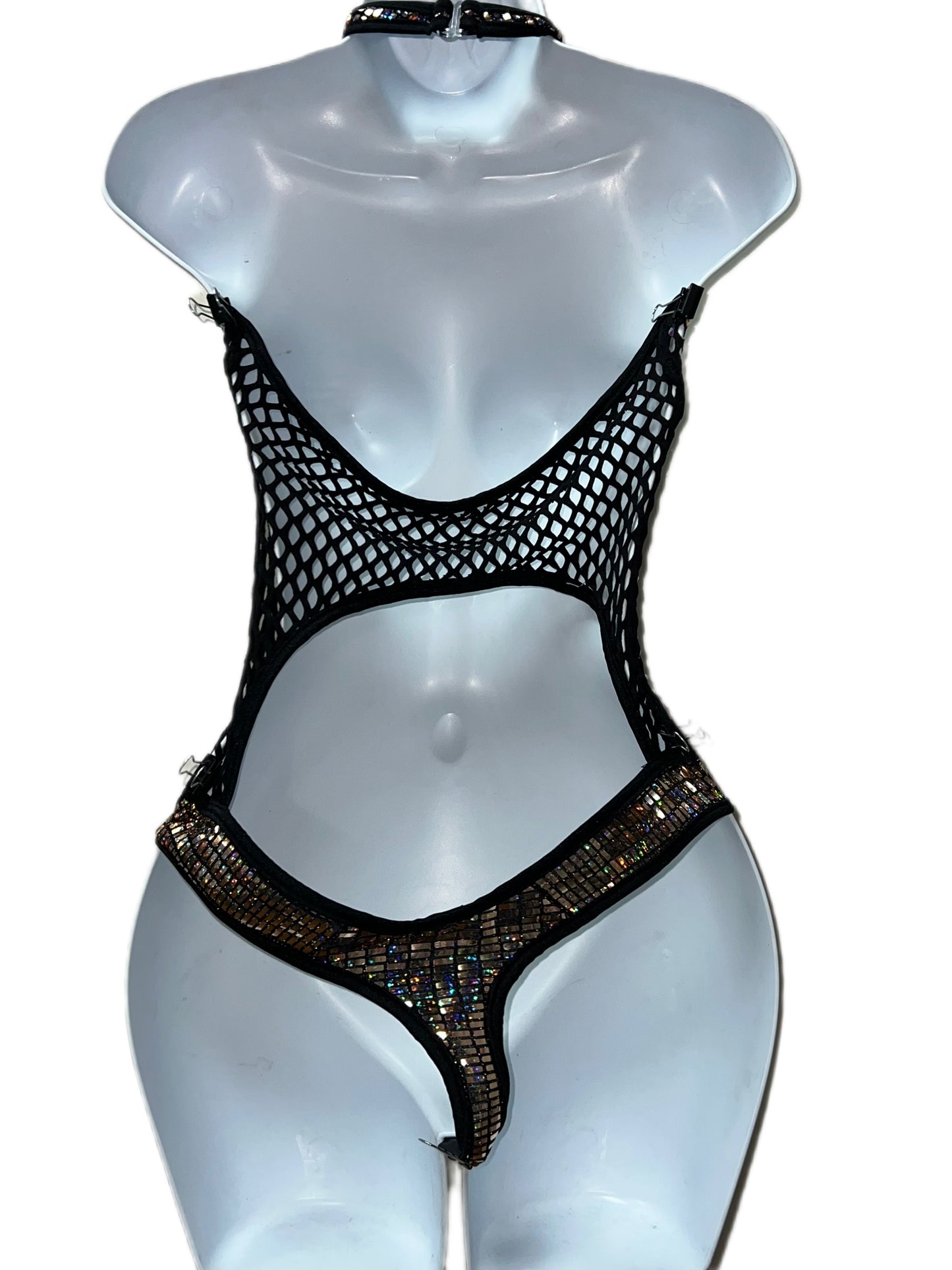 RHINESTONE ONE PIECE OUTFIT