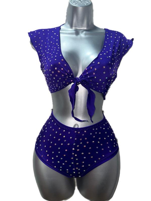 PURPLE TWO PIECE