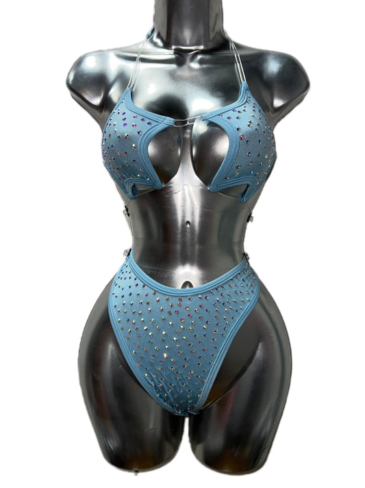 BABY BLUE STAR TWO PIECE