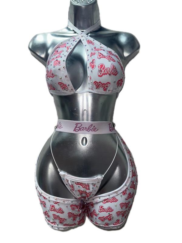 BARBIE THREE PIECE CHAP SET