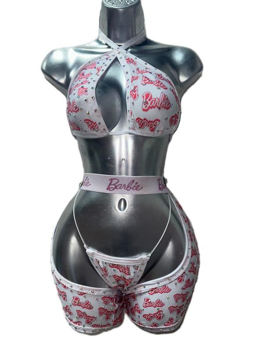 BARBIE THREE PIECE CHAP SET