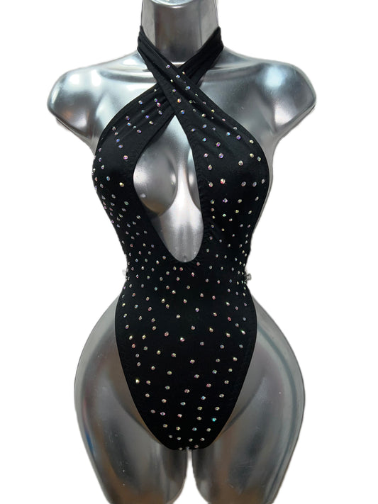 BLACK ONE PIECE BODYSUIT