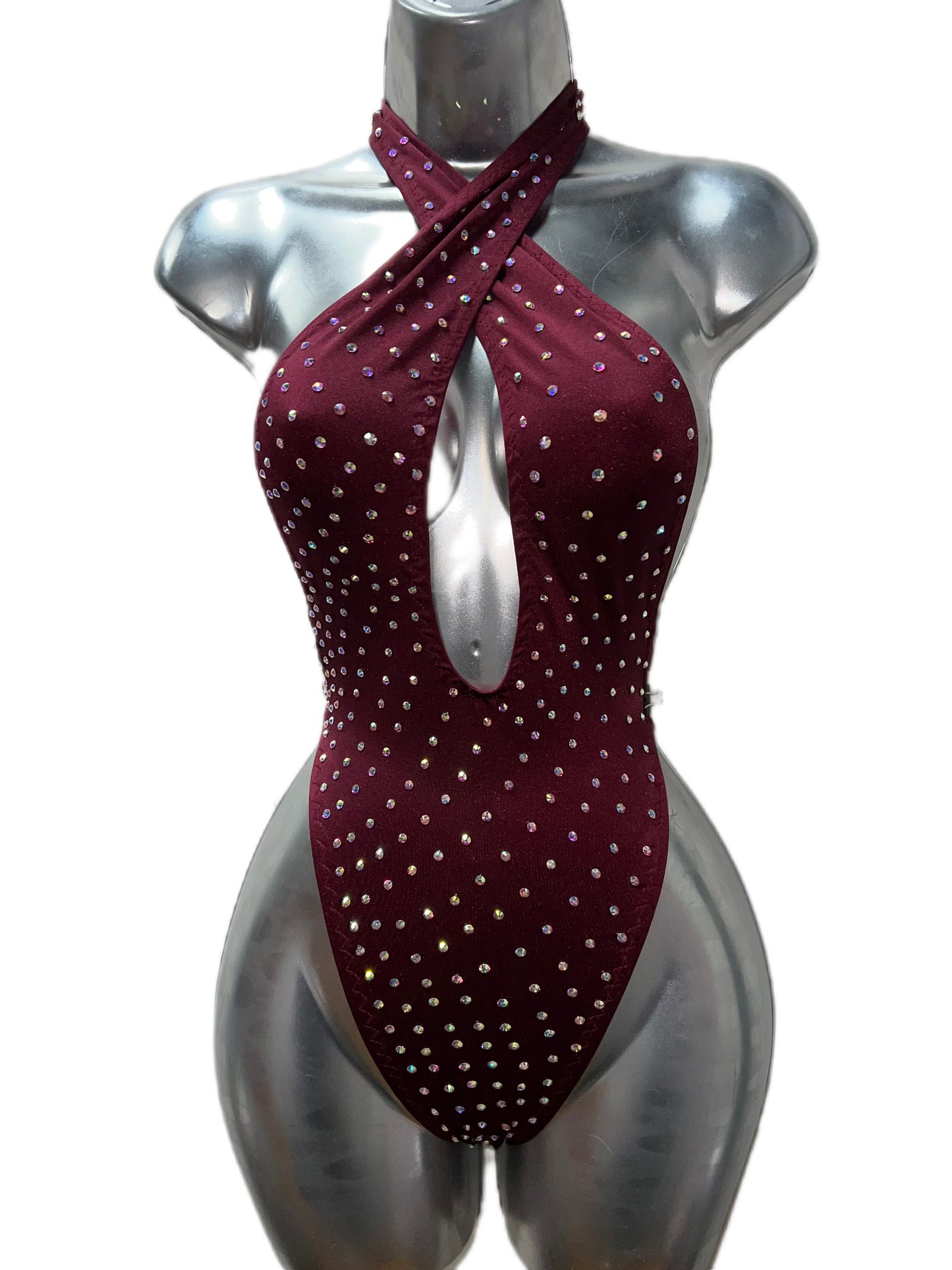 GARNET RED ONE PIECE