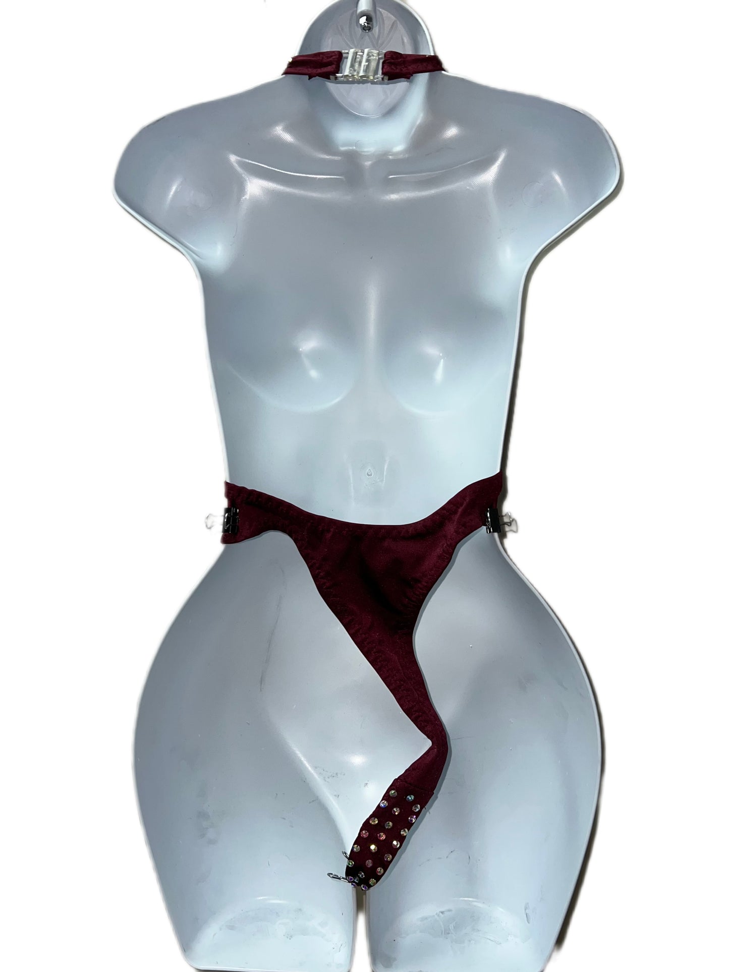 GARNET RED ONE PIECE