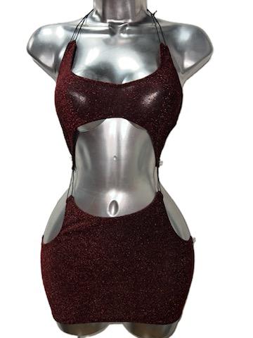 RED SPARKLY DRESS