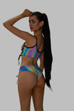 JR191 - Reflective Lace-Up Top